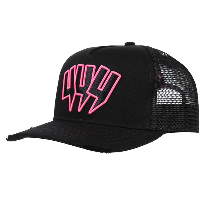 YYY CAP NEON PINK OUTLINE